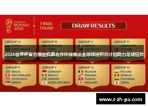 2026世界杯官方指定机票合作伙伴推出全球球迷积分计划助力足球狂欢 2026世界杯官方指定机票合作伙伴推出全球球迷积分计划助力足球狂欢